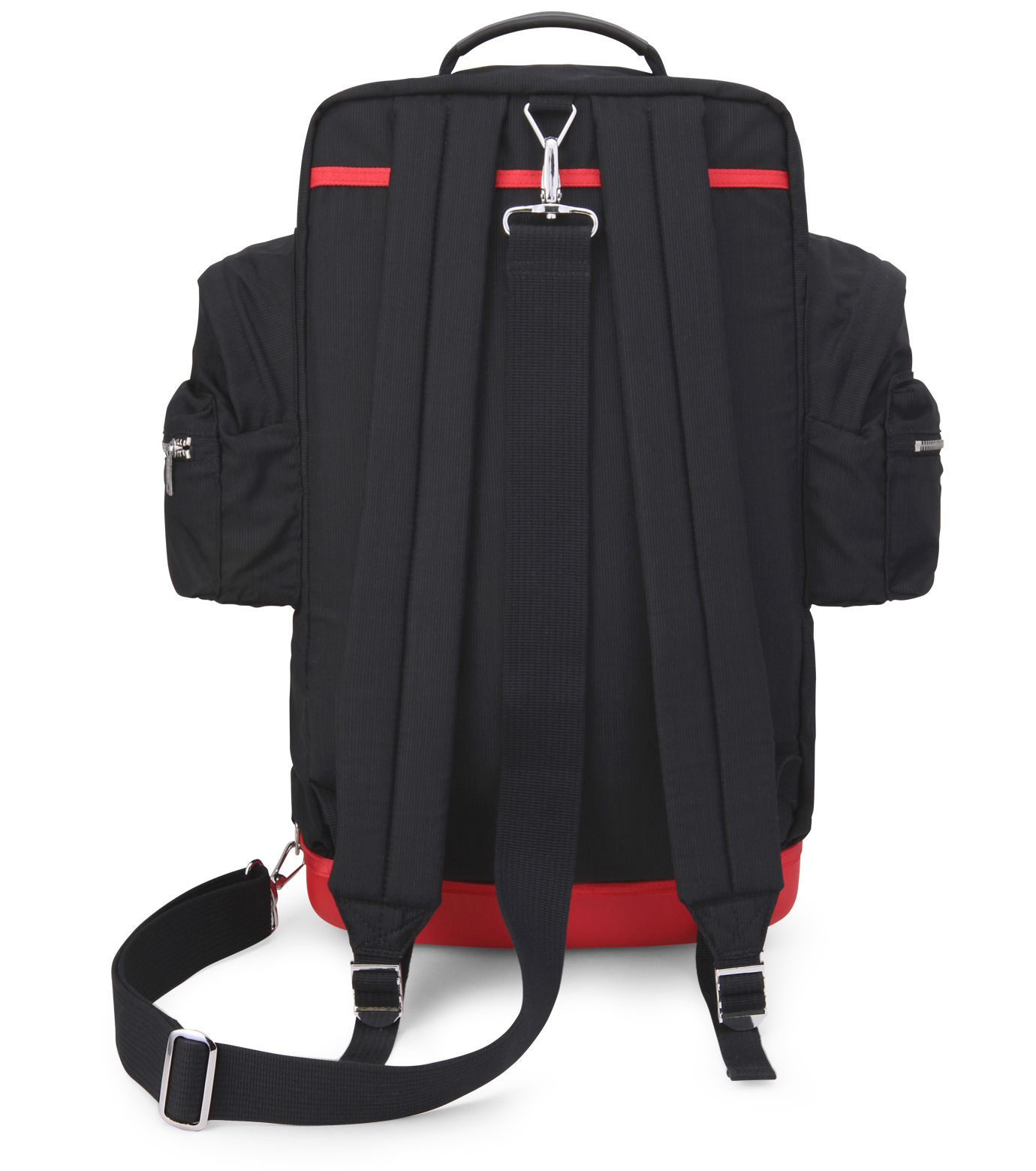 Kris Van Assche +(クリスヴァンアッシュ プラス)のBack pack-BLACK-131EK875-13 拡大詳細画像3