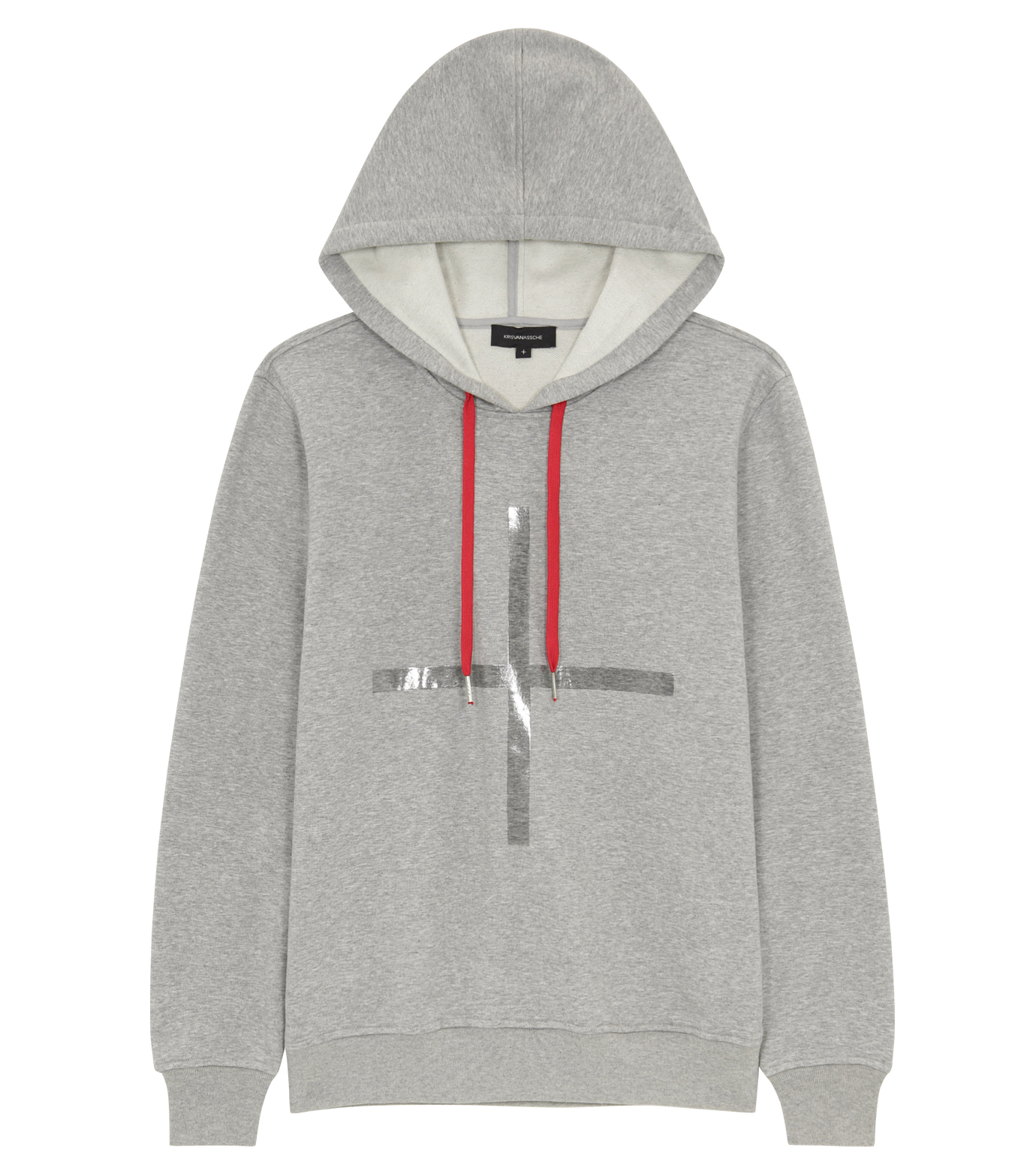 Kris Van Assche +(クリスヴァンアッシュ プラス)のHoodie-GRAY-131TS0589-11 拡大詳細画像1