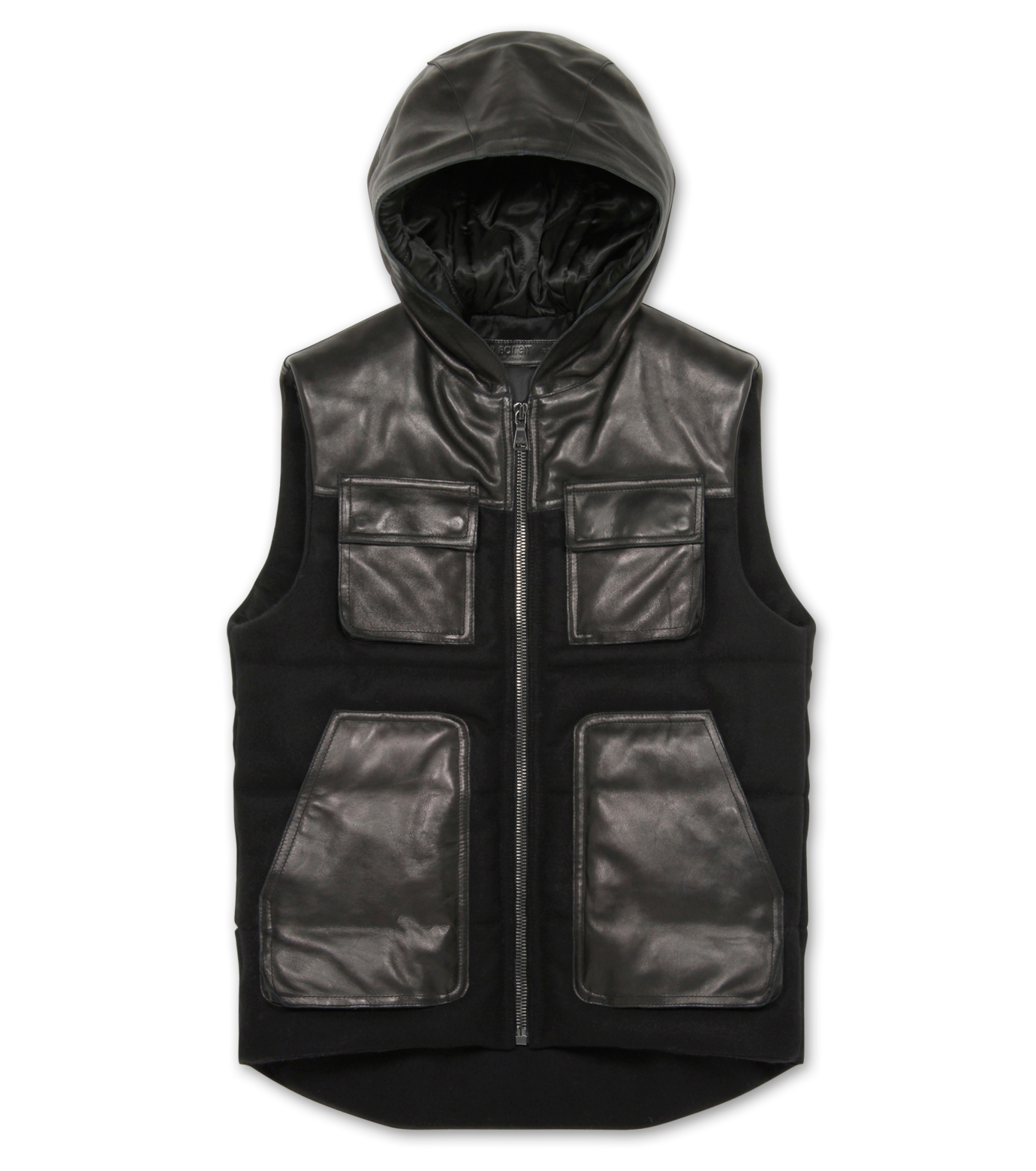 Neil Barrett(ニール バレット)のDown vest-BLACK-BPE257-13 拡大詳細画像1