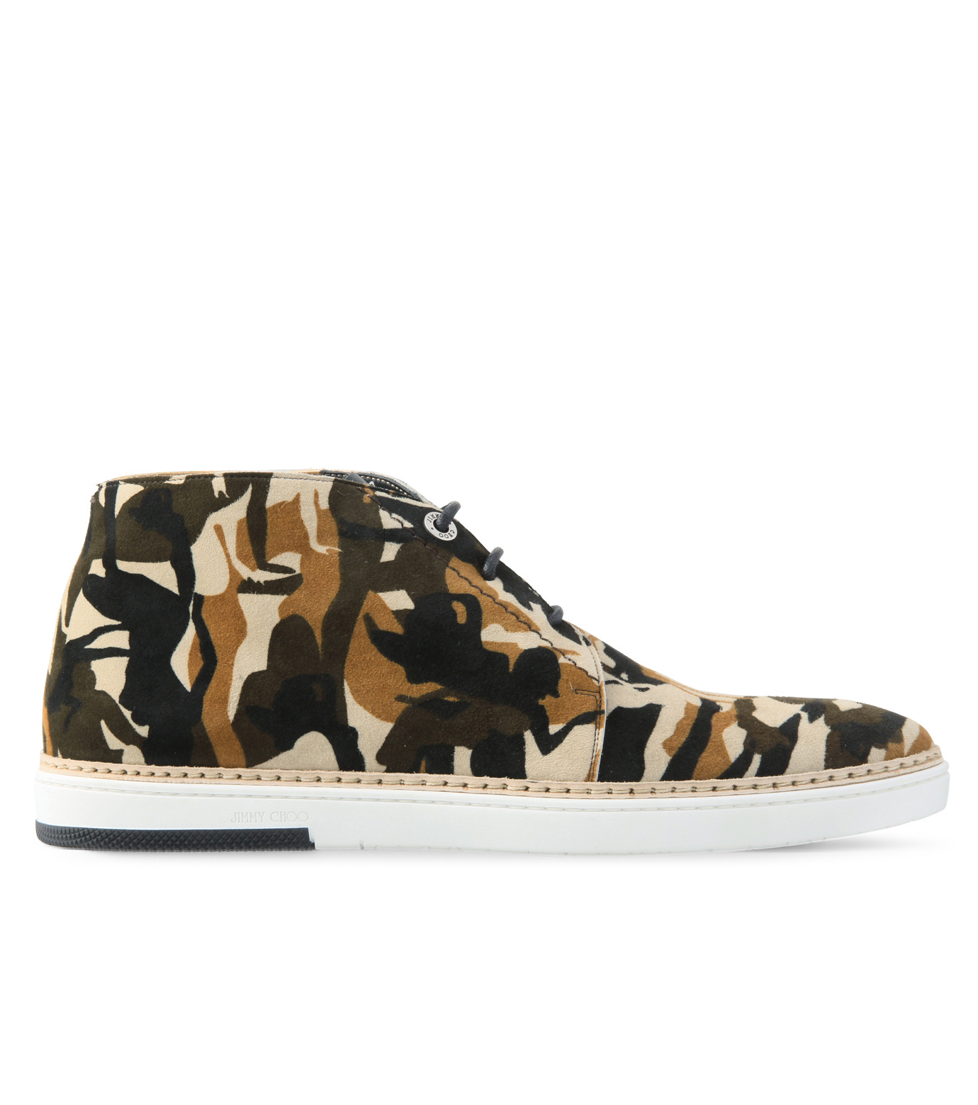 Jimmy Choo(ジミーチュウ)のCamo print desert boots-LIGHT BROWN-DRAKE-CPD-41 拡大詳細画像1