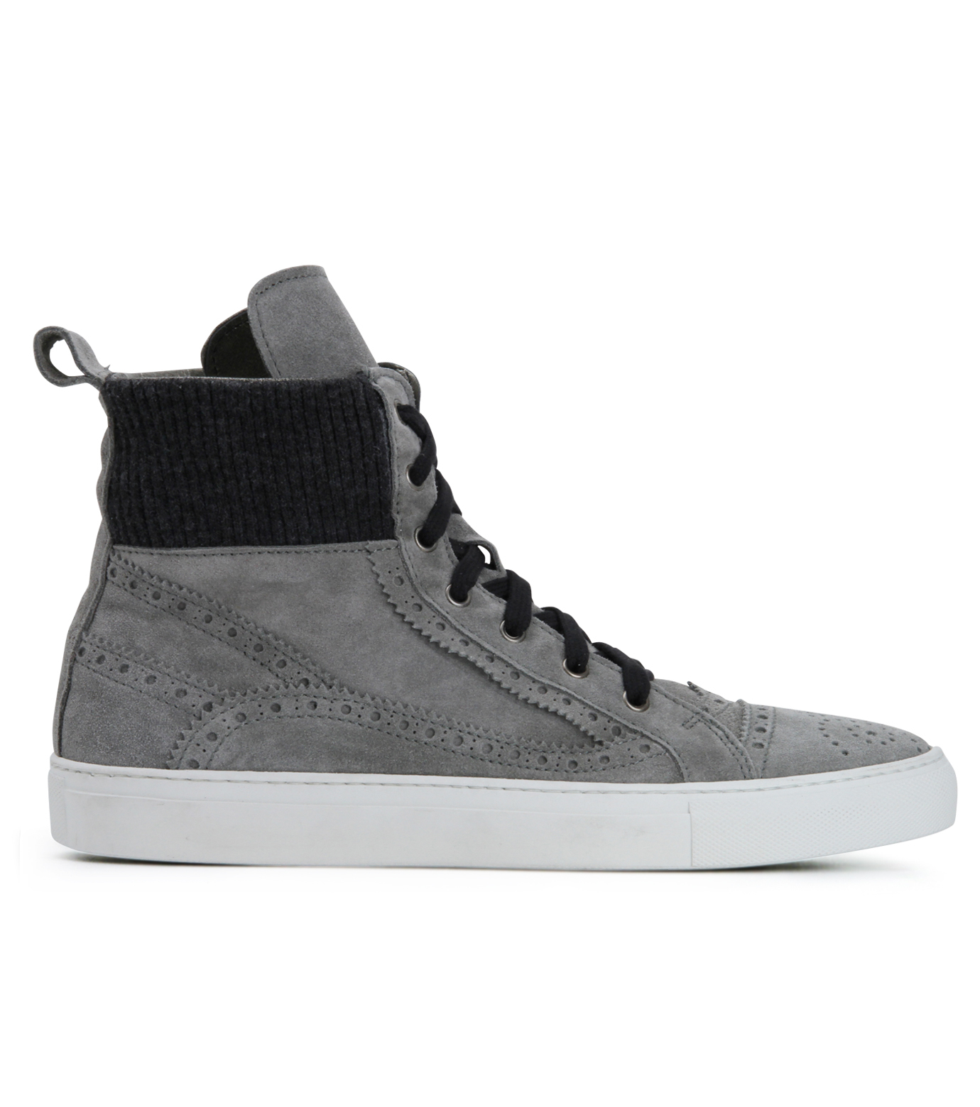 Les Homme(レゾム)のKnit Sneaker-LIGHT GRAY-LH1212-1107 拡大詳細画像1