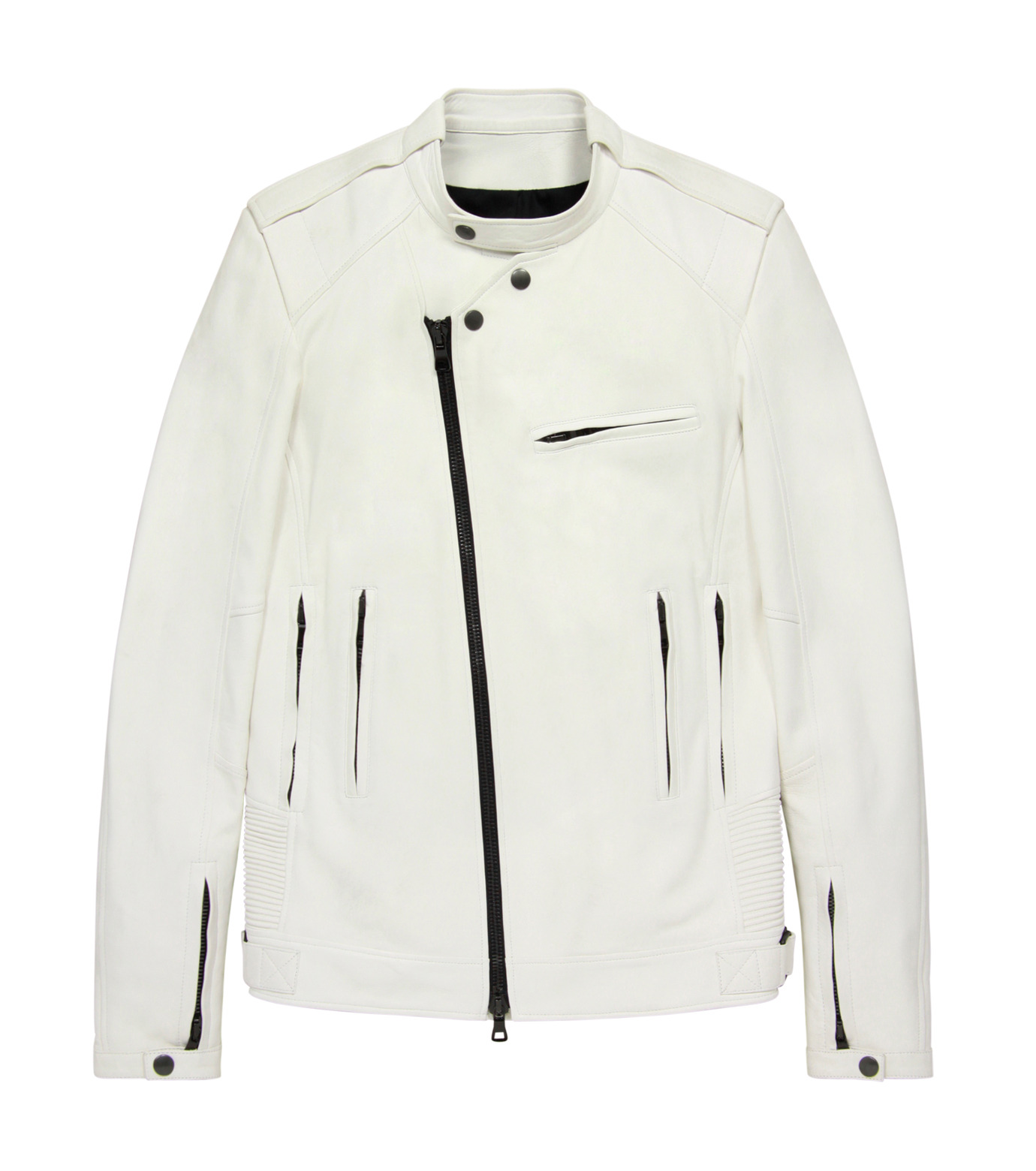 Balmain(バルマン)のLeather jk-WHITE-T267-B878-5 拡大詳細画像1