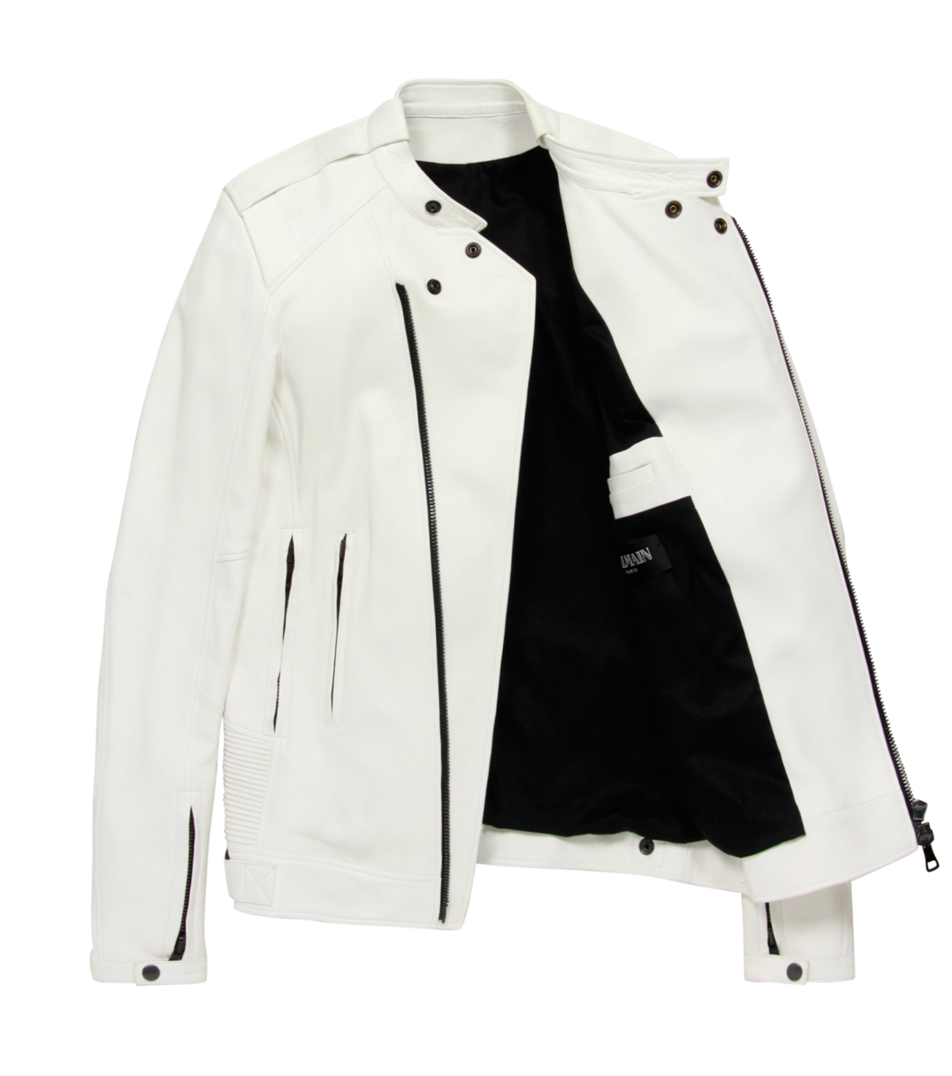 Balmain(バルマン)のLeather jk-WHITE-T267-B878-5 拡大詳細画像2